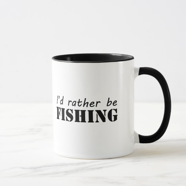 Mug Je pêcherais plutôt (Droite)