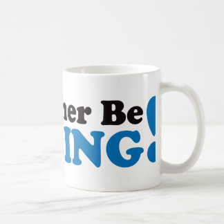 Mug Je pêcherais plutôt - bleu
