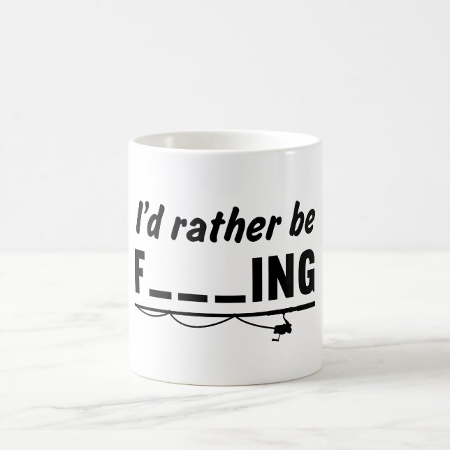 Mug Je pêcherais plutôt complète les blancs (Centre)