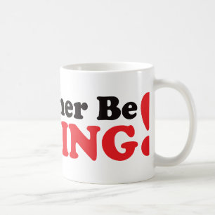 Mug Je pêcherais plutôt - rouge