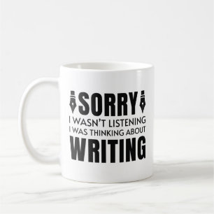 Mug Je Pensais À Écrire