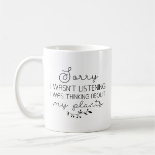 Mug Je Pensais À Mes Plantes