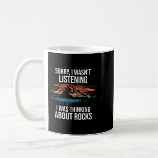 Mug Je Pensais À Rocks Géologie Géologue Rock