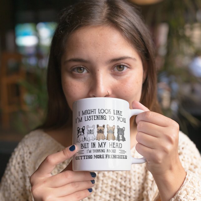 Mug Je pense à devenir plus de Français (Créateur téléchargé)