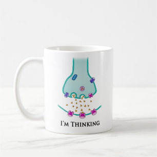 Mug Je pense à la synapse neuronale