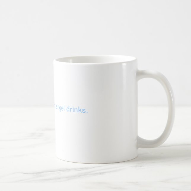 Mug Je pense mes boissons d'ange gardien (Droite)