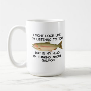 Mug Je peux avoir l'air de t'écouter dans ma tête