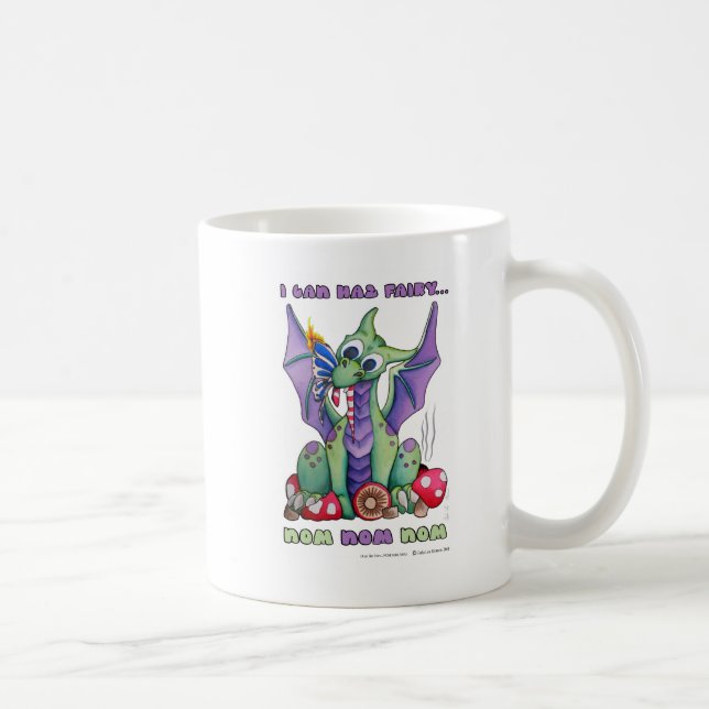 Mug Je peux dragon mignon de bébé de la fée NOM NOM (Droite)
