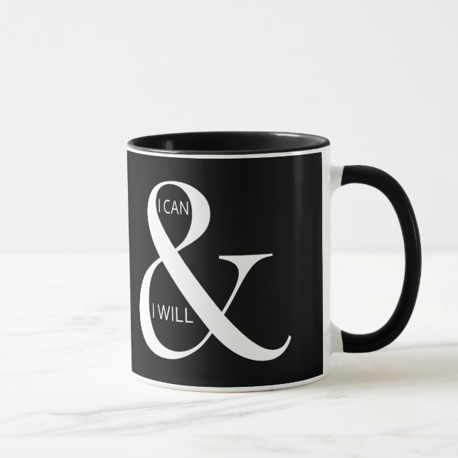 Mug Je peux et je veux motiver (Droite)