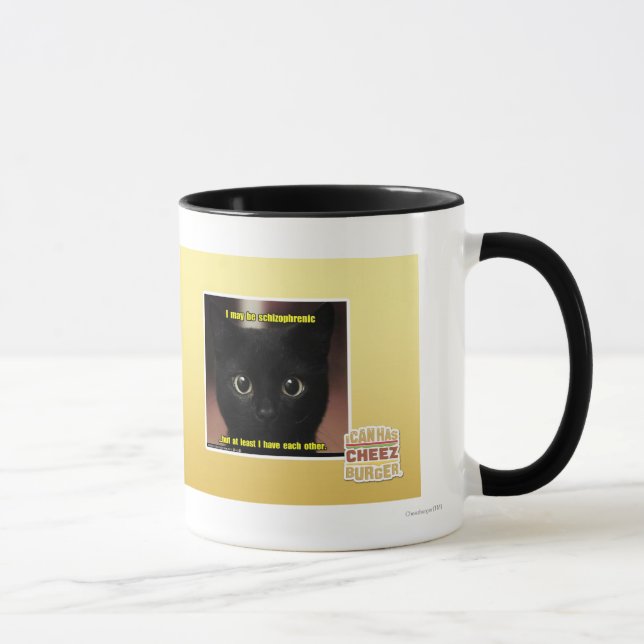 Mug Je peux être schizophrène (Droite)
