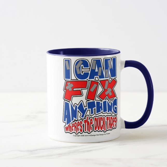 Mug Je peux fixer N'IMPORTE QUOI MIG ! (Droite)