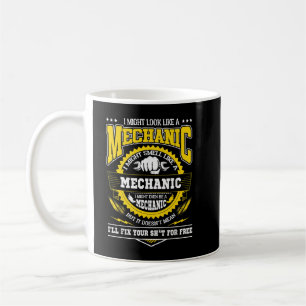 Mug Je peux ressembler à un mécanicien