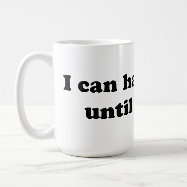 Mug Je peux supporter la douleur jusqu'à ce que ça fas (Gauche)