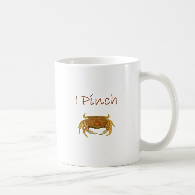 Mug "Je pince" le logo de crabe de roche (Droite)