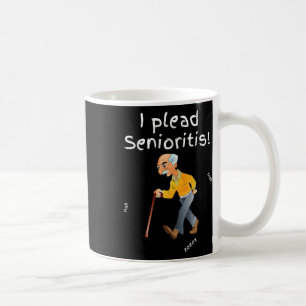 Mug Je plaide Senioristis. Vieil homme senior Femme Vi