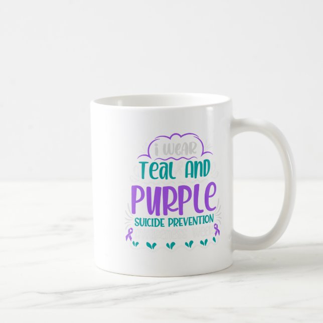 Mug Je Porte Des Experts Turquoises Et Violets En Prév (Droite)
