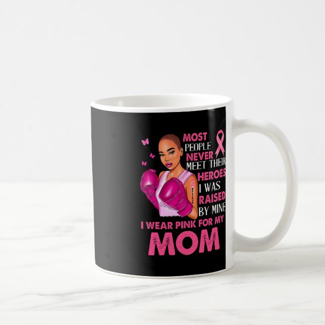 Mug Je Porte Des Rose Pour Ma Mère Sensibilisation Au  (Droite)