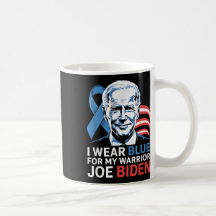 Mug Je Porte Du Bleu Léger Pour Biden Prostate Cancer