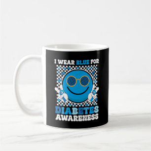 Mug Je Porte Du Bleu Pour La Sensibilisation Au Diabèt