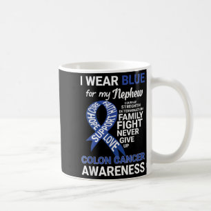 Mug Je Porte Du Bleu Pour Le Cadeau De Sensibilisation