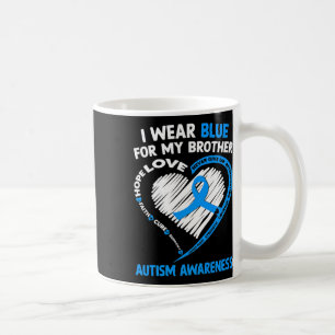 Mug Je Porte Du Bleu Pour Ma Sensibilisation sur l'aut