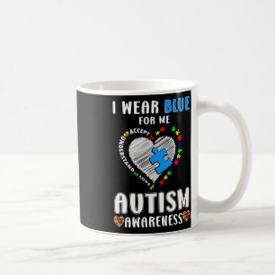 Mug Je Porte Du Bleu Pour Moi Sensibilisation sur l'au