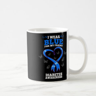 Mug Je Porte Du Bleu Pour Mon Ami Sensibilisation Au D