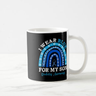 Mug Je Porte Du Bleu Pour Mon Fils T1D Type 1 Diabète