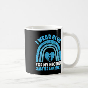 Mug Je Porte Du Bleu Pour Mon Frère Frère De Sensibili