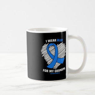 Mug Je Porte Du Bleu Pour Mon Grand-Père Alopecia Sens