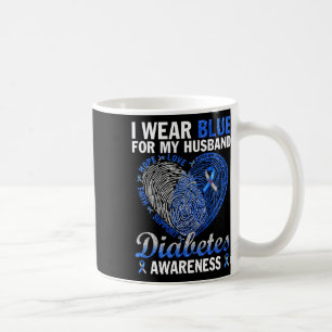 Mug Je Porte Du Bleu Pour Mon Mari Sensibilisation Au