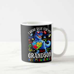Mug Je porte du bleu pour mon petit-fils Au sensibilis