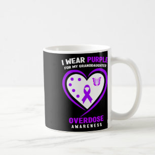 Mug Je Porte Du Purple Pour Mon Grand-Fille Surdose