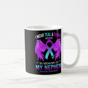 Mug Je Porte Du Purple Turquoise En Mémoire Du Suicide