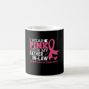 Mug Je Porte du Rose pour le Cancer du Sein de Mon Bea