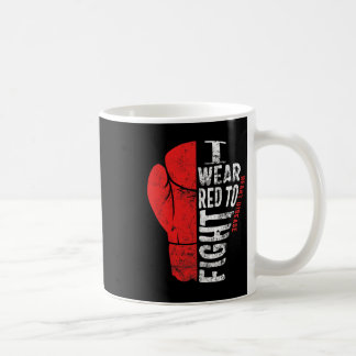 Mug Je Porte Du Rouge Pour Combattre La Sensibilisatio