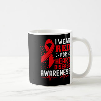 Mug Je Porte Du Rouge Pour Le Mois De Sensibilisation