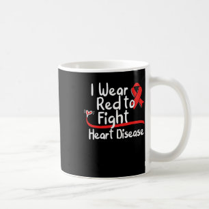 Mug Je Porte Du Rouge Pour Lutter Contre Les Maladies 