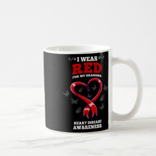 Mug Je Porte Du Rouge Pour Ma Grand-Mère Sensibilisati