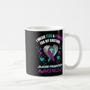 Mug Je Porte Du Tealandviolet Pour Mon Frère Suicide P