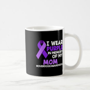 Mug Je Porte Du Violet En Mémoire De Ma Mère Surdose D