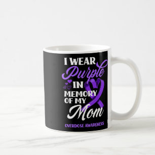 Mug Je Porte Du Violet En Mémoire De Ma Mère Surdose D