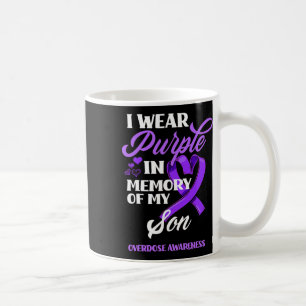 Mug Je Porte Du Violet En Mémoire De Mon Fils Surdose