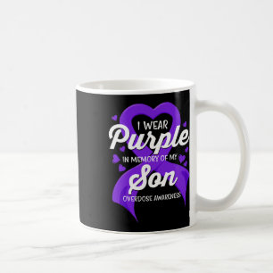 Mug Je Porte Du Violet En Mémoire De Mon Fils Surdose 
