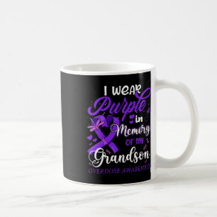 Mug Je Porte Du Violet En Mémoire De Mon Petit-Fils Su