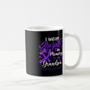 Mug Je Porte Du Violet En Mémoire De Mon Petit-Fils Su