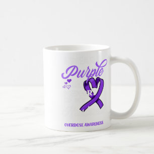 Mug Je porte du violet en mémoire du décès de mon mari