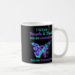 Mug Je Porte Du Violet Et Turquoise Pour Ma Fille Suic