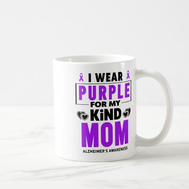 Mug Je Porte Du Violet Pour Ma Mère Heimerheimer Sensi (Droite)