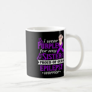 Mug Je porte du violet pour ma sœur Guerrière de l'épi